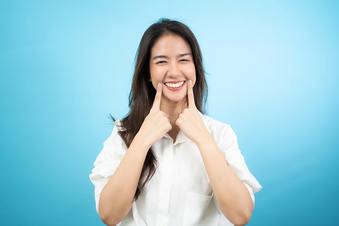 cosmetic dentistry woman smiling