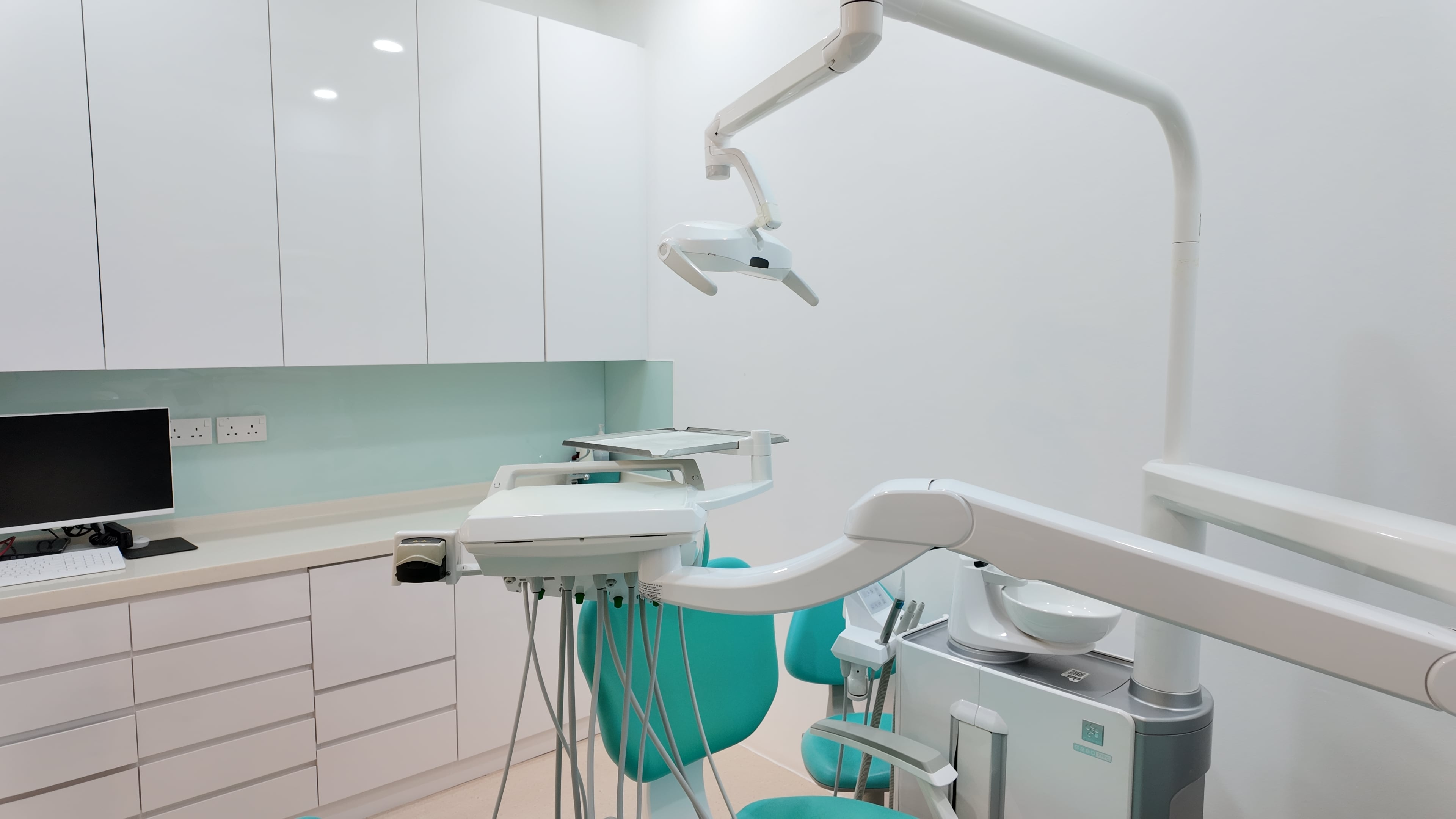 Dental treatment room at Nuffield Dental Marina One, Singapore.