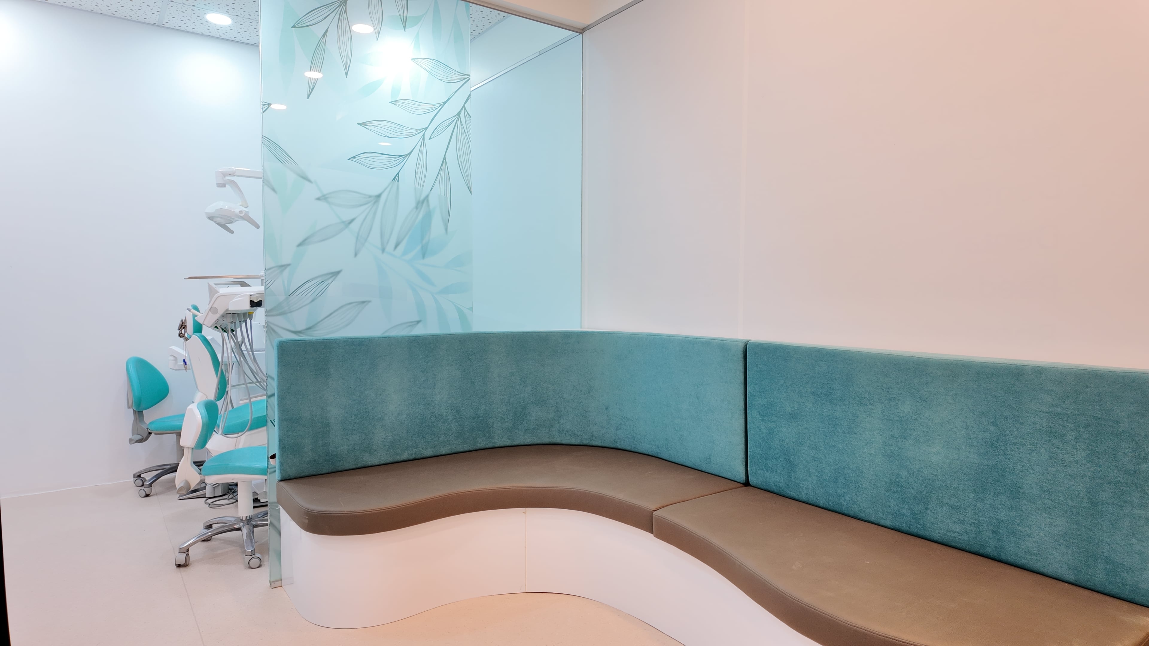 Patient waiting area at Nuffield Dental Marina One, Singapore.