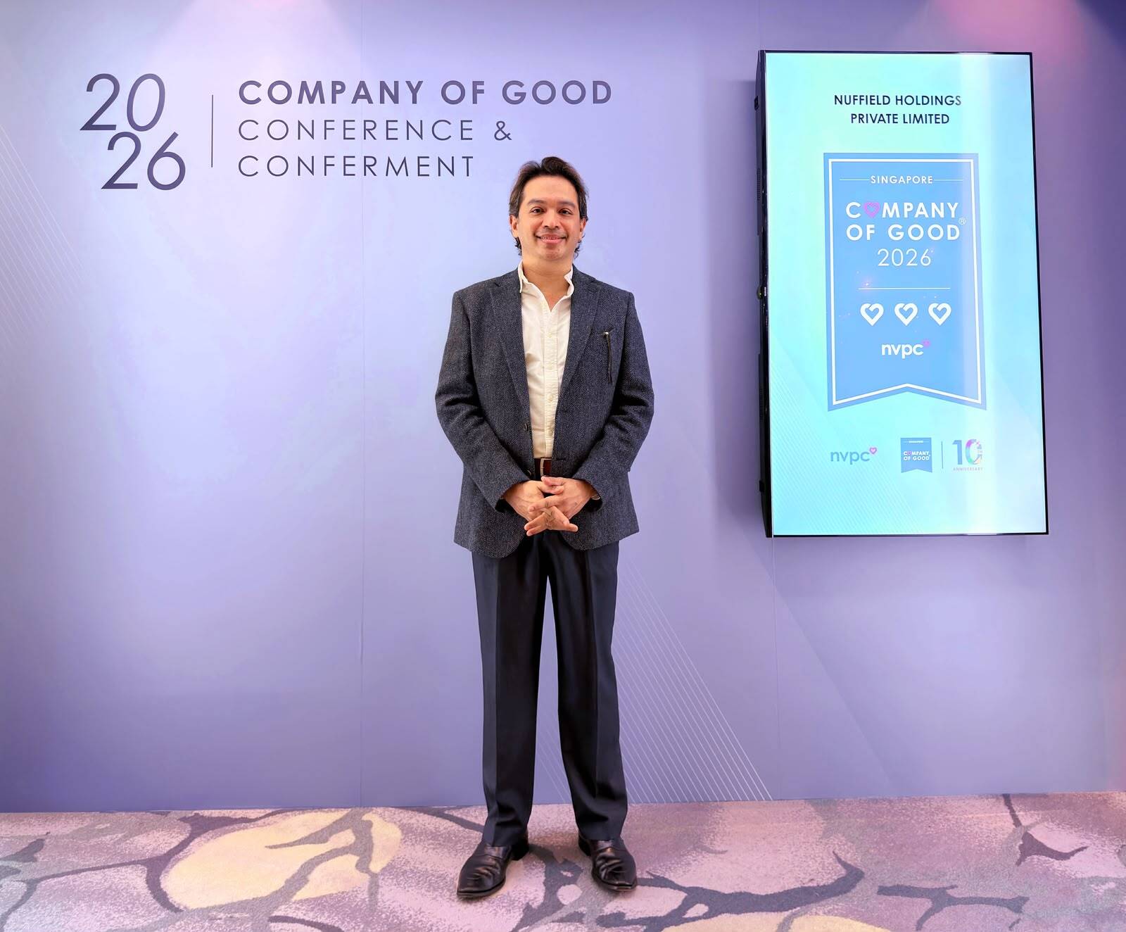 Nuffield Holdings Private Limited Recognised as a Singapore Company of Good