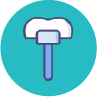 metal free dental implant icon