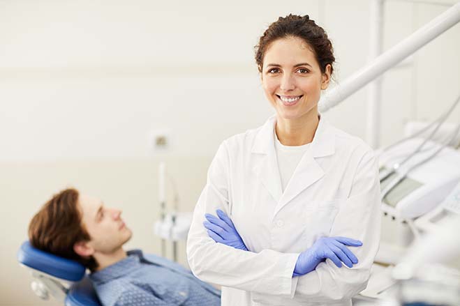 reduced-risk-of-complications-female-dentist-check-up-smile-dental-care-oral-health